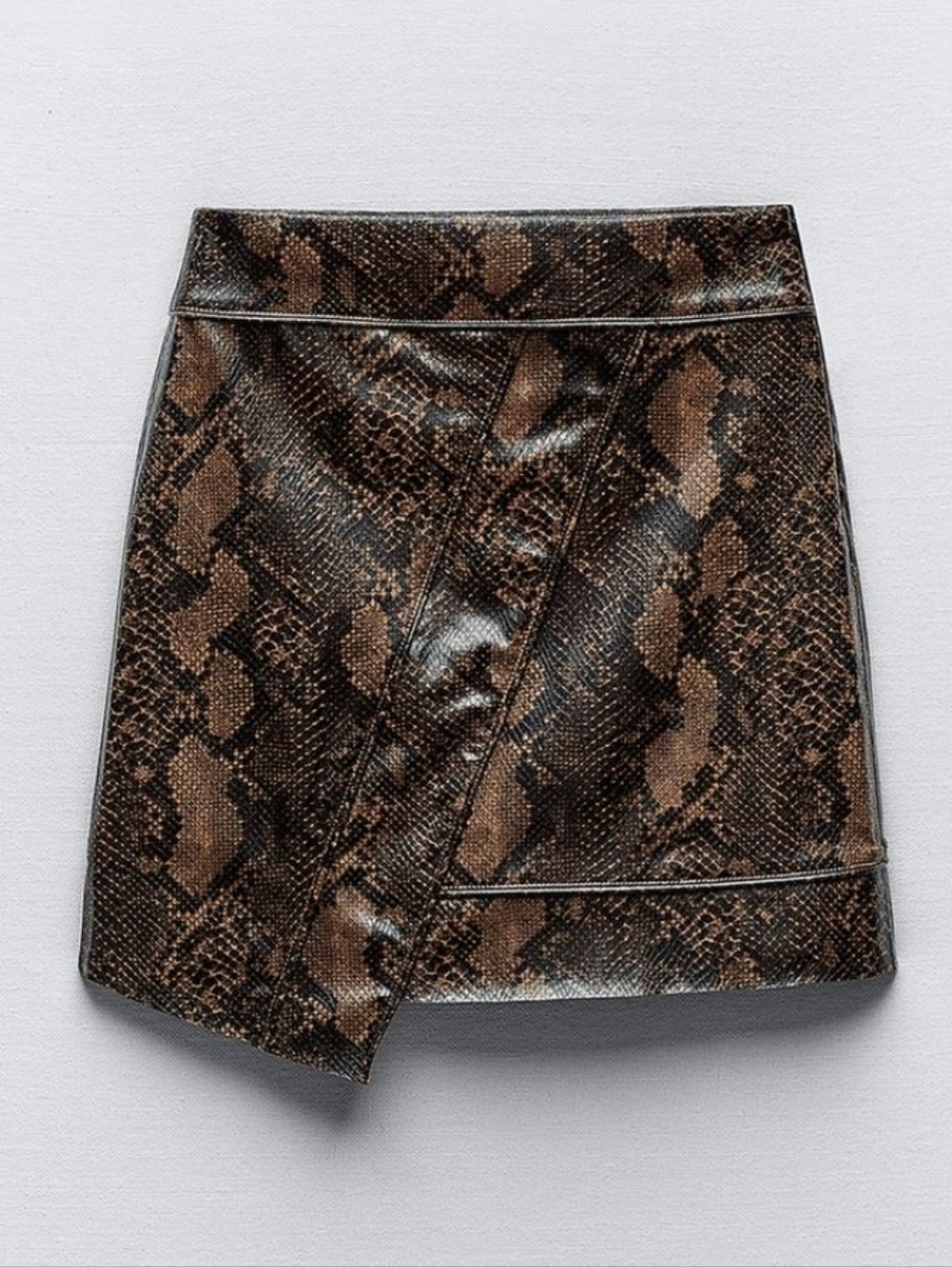 Faux Leather Mini Skirt